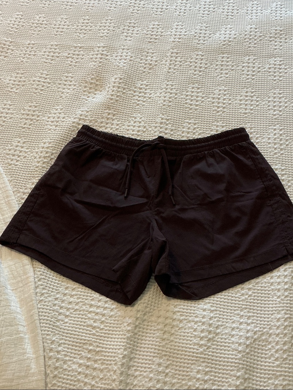 Women’s Athletic Drawstring Shorts — Black